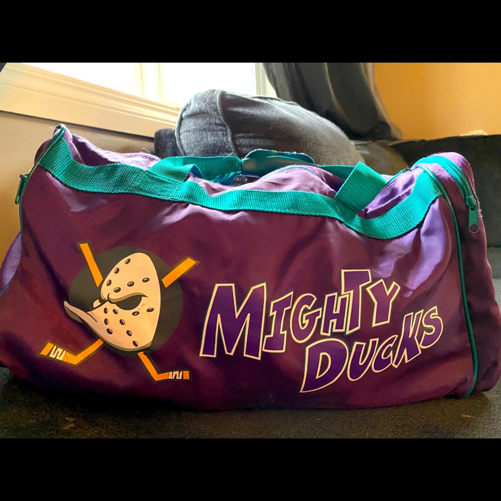 Mighty ducks duffle bag